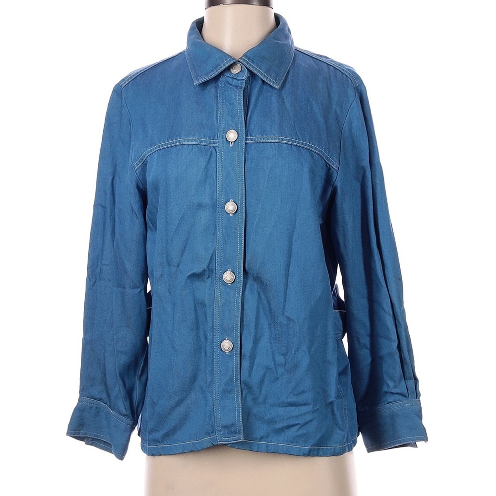 Vintage Pendleton Women's Denim Jacket-Size Large